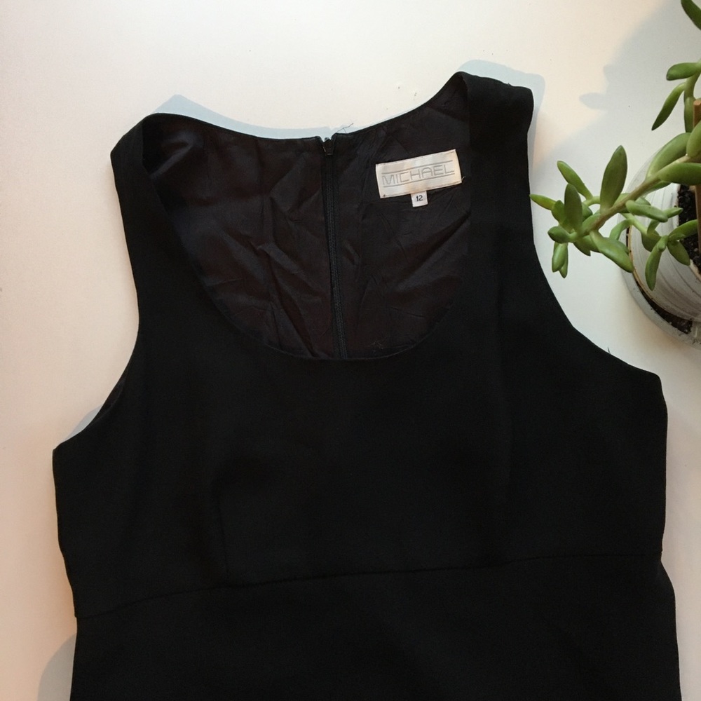Black jumper mid-length